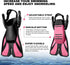 Odoland Snorkeling Packages, Full Face Snorkel Mask for Adults & Youth with Camera Mount, Adjustable Swim Fins