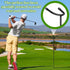 U Shaped Golf Club Holder Keeps Your Clubs Clean Dry Visible, Soft Rubber Covered Metal Easy to Carry
