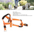 Dog Head Collar Halter with Safety Strap, Stops Pets from Pulling for Outdoor Walks (L)