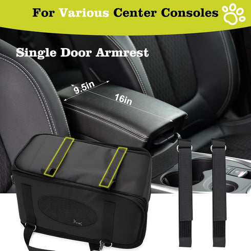 3 1 15lbs) in Cat Car Seat for Center Console Portable Carrier for Shoulder Handle Car, Foldable Pet Armrest Booster