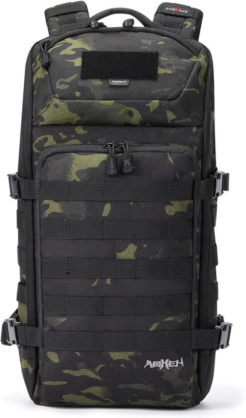 20L Backpack 13" 1050D Commuting Daypack AMHEH Slim Tactical - Laptop Suspended Protection, Heavy Duty Urban Everyday