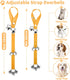 JIMEJV 3 Pack Communication Dog Doorbells, Pet Training Bells for Go Outside Potty Training and Device Large Loud Dog
