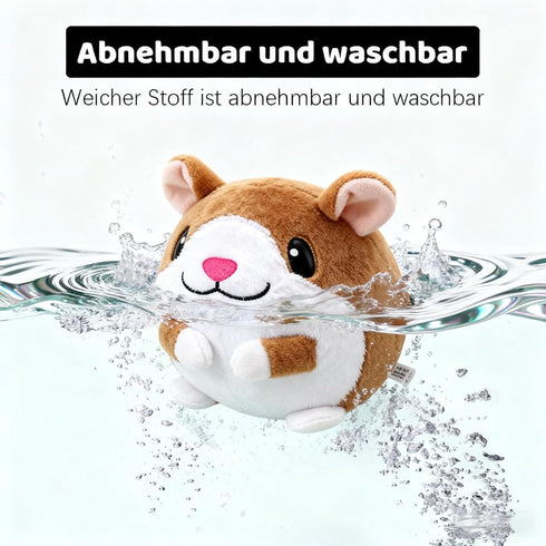 Geojec Interactive Dog Toys,Active Moving Pet Plush Toy with Recording and Music Modes, Jumping Squeaky Song shaking