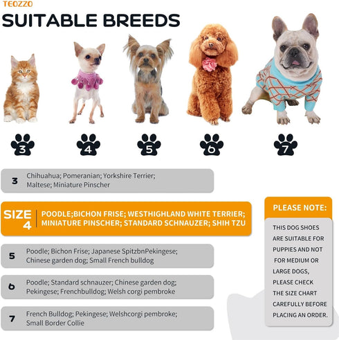 Dog Shoes for Hot Pavement, Anti-Slip Sole Summer Booties with Reflective Straps for Small Medium Dogs 4PCS Black