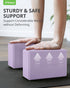 Trideer Yoga Block, Premium Foam Blocks with Soft Non-Slip Surface, Lightweight, Odor Resistant, Supportive Yoga