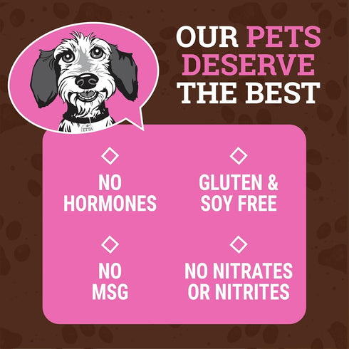 Yumm 12 Count etta says! Sticks Natural Dog Treats - Pork Dog Jerky Treats - Human-Grade Jerky for Dogs - Made in The