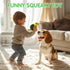 Turtle Squeaky Dog Toys with Ball - 2-in-1 Plush Toys for Small Breeds, BPA-Free Rubber & Soft Fabric for Interactive