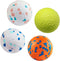 Indestructible Dog Balls for Aggressive Chewers - Floating Bouncy Balls for Small Breed Dogs - 2.5" (4 Pack)