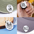 Love You Dad Golf Ball Marker with Magnetic Hat Clip, Funny Golf Gift for Men