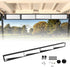 Universal Golf Cart 4 Panel Rear View Mirror for EZGO Club Car Yamaha, 35.8" Length Wide Angle Panoramic
