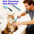 5-in-1 Pet Grooming Kit with Self-Cleaning Slicker Brush for Dogs & Cats, Includes Undercoat Rake, Dematting Comb