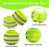 6 Pack Reflective Bands for Strollers High Visibility Elastic Reflective Gear Safety Reflectors Stroller Identifier