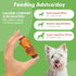 MON2SUN 3 Inch 21.16oz Rawhide Free Dog Treats, Triple Flavor Chicken Wrapped Duck and Beef Rolls for Small Dogs
