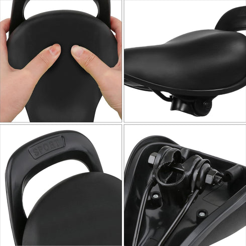 Kids Universal Bike Saddle, Black Children Seat Cycling Accessories Replacement