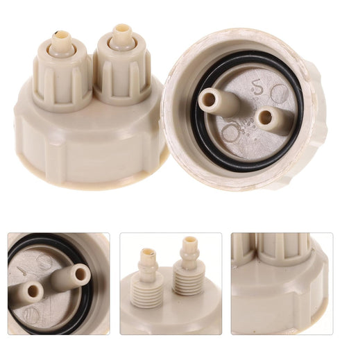 POPETPOP 4Pcs DIY Generator - Reactor Bottle Cap, Fish Tank Live Plant Air Diffuser Generator for Quick Screw
