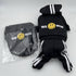 Cute Dog Hoodie Pajamas Tracksuit Coat for Winter, 4-Legs Black Clothing for Cat Puppy Small Medium Big Dogs (X-Small)