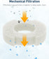 4 Pack 5 Pawfly Aquarium Bio-Sponge Filter Replacement Sponges White Foam for This Small Gallon Sponge Filter