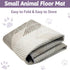 63 inch VCEPJH Extra Large Rabbit Cage Liner Reusable Washable Bunny Floor Mat Soft Animal Bedding Cage Flooring Pads