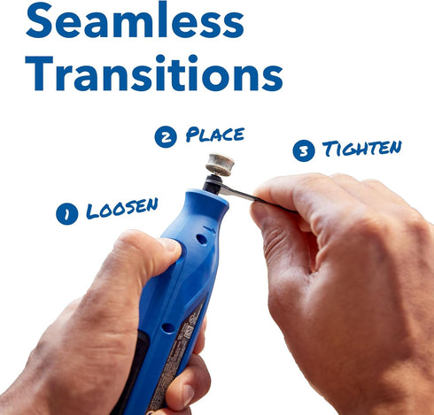 416HP Dremel Diamond-Coated Rotary Nail Grinder Bit - Ideal for Dog Nail Grooming, Gentle with Precise Control