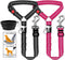 3 Piece Set Dog Seat Belt, Adjustable Heavy Duty Retractable Car Seatbelts for Vehicle Restraint