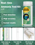 Pawfly Aquarium Ammonia Test Strips, 150 Accurate Test Strips with Test Tube for Fish Tank Water Testing