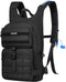 MOSISO Tactical Hydration Pack Backpack, Lightweight Military Daypack with 3L Water Bladder