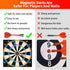12 8 9 10 11 12 13 14 Gitus Magnetic Dart Board Indoor Outdoor Games for Kids with Darts, Gifts for Teenage Boys Teen
