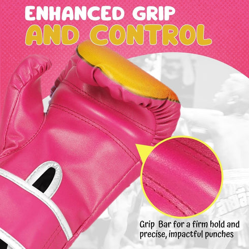 Flexzion Kids Boxing Gloves for 3 to 8 Years, 4 oz Boxing Gloves for Children Sparring Youth Boxing Gloves