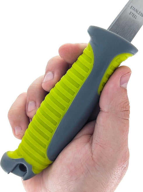 SE 5-Piece Fish Fillet Set, Includes Knife Sharpener and Carrying Case, Ideal for Cleaning, Cutting, Trimming Fish