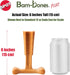 SPOT 60lbs, 6in, Bam-Bones Plus T Bone - Bamboo Fiber & Nylon, Durable Long Lasting Dog Chew for Aggressive Chewers Toy