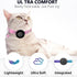 IPX8 Pets-Pink-4 GPS Tracker for Cats, Mini GPS Pet Tracker, Waterproof Cat Trackers,No Monthly Fee,Work with Apple
