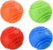 4 PCS High Bounce Rubber Balls for Dogs, Chew Resistant Dog Ball Sets for Medium Dogs 30-60 Lbs (6CM)