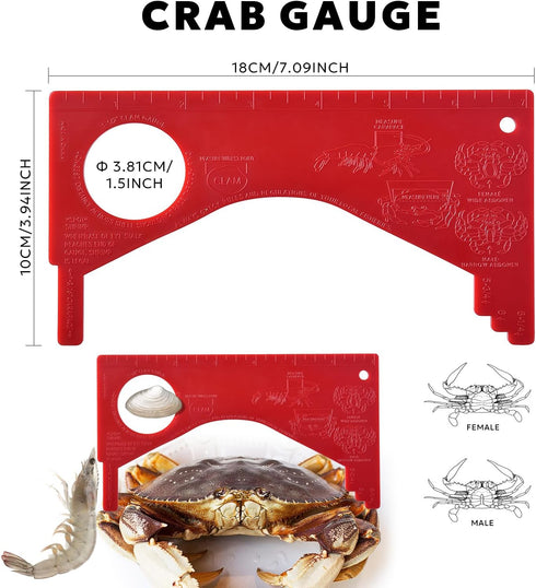 6 1 Crab Snare Traps with Loops, Ounce Galvanized Steel Block, Rectangular Crab Snare for Dungeness, Rock, Blue Crab