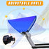 Atvkov Beach Chair Canopy Foldable Chair Umbrella Sun Shade Attachment for Beach Camping Fishing Lounge Tanning Zero