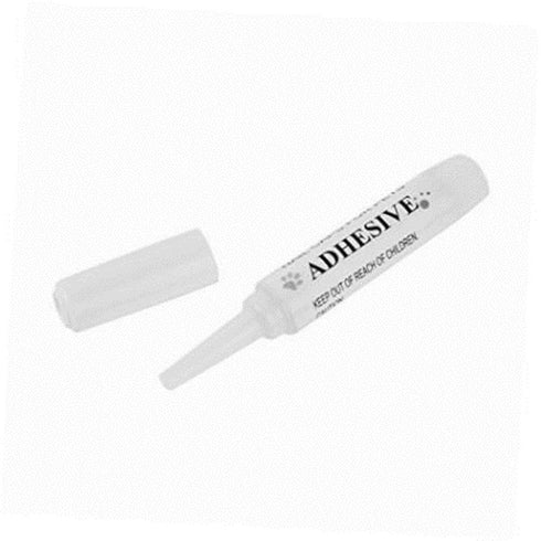 Pet 10 Adhesive Glues & 15 Applicator Tips - For Cat or Dog Nail Caps by Brostown