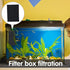 Honoson 4 Pack Aquarium Bio Sponge Filter Media Pad, Open Cell Foam Sheet Cut to Size, Black (8 x 4 x 1 Inch)