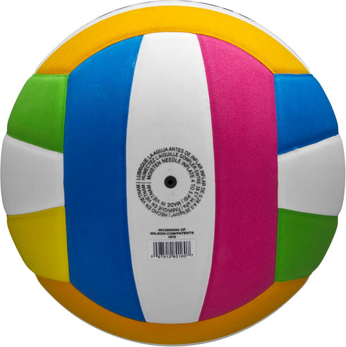 Wilson Pro Tour Indoor Volleyball - Official Size & Multicolor