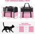 15lbs JUNGYOUN Premium Cat Carrier - Pet Carrier for Cat & Small Dogs up to - Airline Approved Travel Dog Carrier