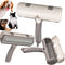 Pet Hair Remover - Reusable Lint Roller for Couch, Furniture, Clothes, Carpet, Bed - No Sticky Tape Needed (White Grey)