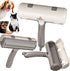 Pet Hair Remover - Reusable Lint Roller for Couch, Furniture, Clothes, Carpet, Bed - No Sticky Tape Needed (White Grey)