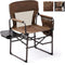 VINGLI Camping Chairs, Directors Chair, Camping Chair with Side Table & Carry