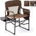 VINGLI Camping Chairs, Directors Chair, Camping Chair with Side Table & Carry