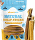 Hotspot Pets Bully Sticks 6 Inch - 10 Pack Premium Natural Long Lasting Beef Pizzle Treats for Medium Dogs