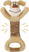 Plush Squeaky Dog Chew Toy with Crinkle Paper, Tough Tug of War Toys - Interactive Dog Toys for Small, Medium, Large