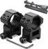 Scope Rings, High Profile Rifle Scope Mounts for Picatinny Rail (1 inch, Set of 2)