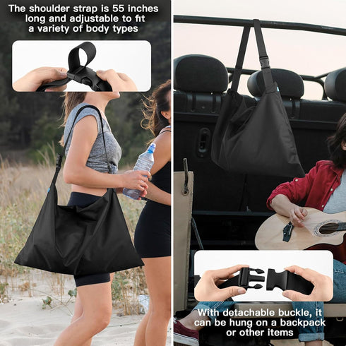 Portable Beach Tent Carrying Bag, Durable 900D Oxford Storage Bag with Adjustable Shoulder Strap