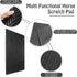 Horse Scratching Post Pad, 2 Pack, Equine & Bovine Scratcher Panels for Small Farm Animal Itch Relief