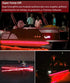 Pontoon Boat Light, Marine LED Light Strip for Duck Jon Bass Boat, Red, 12v Flex Lighting