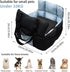 Dog Car Seat for Small Dogs: Puppy Car Seats Bed Waterproof with Safety Leash - Pet Carseat Doggy Carrier with Storage