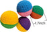 YUNTENG 12PCS Golf Two-Color Pet Ball Foam Sponge Cat Toy, Soft and Bouncy, Noise Free